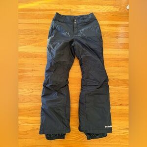 Columbia Bugaboo Black Ski Snowboard Snow Pants XS Short